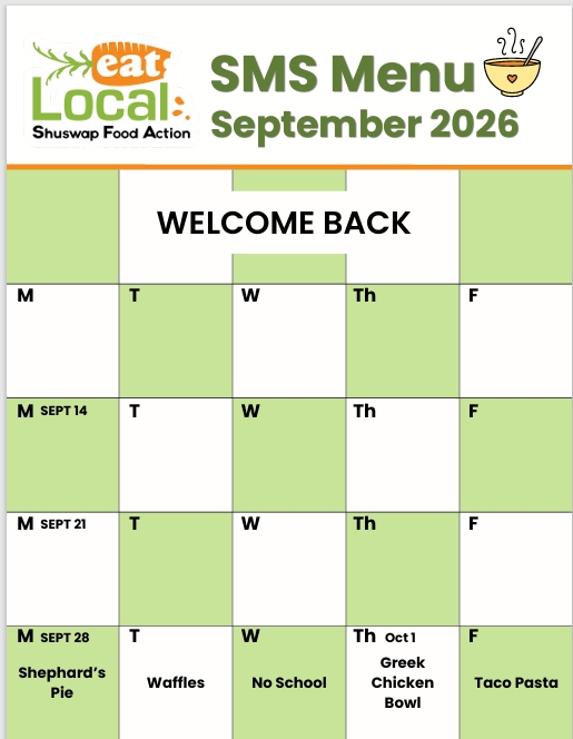 sms Sept Menu